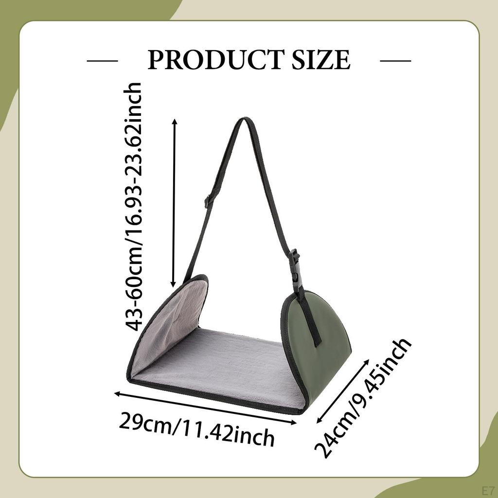 Flugzeug Fußstütze Reise Fußhängematte Verstellbarer Gurt, Ergonomisch, Beinauflage für