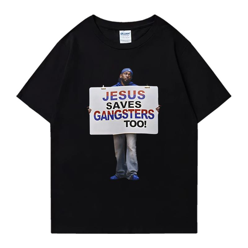High Quality Kendrick Lamar Hip Hop Oversized t-shirt Cotton Men Women Crew Neck short sleeve t-shirts Casual Unisex clothing
