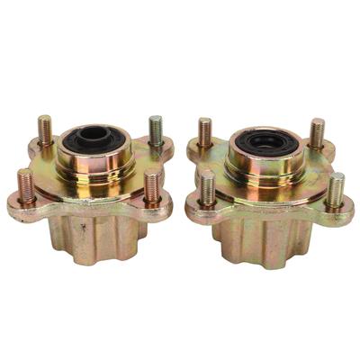 2PCS Siège de Flasque de Moyeu Plaqué Flasque d'Essieu Rigide pour Véhicule Tout-Terrain à Quatre Roues 150CC ATV Kart Modification DIY