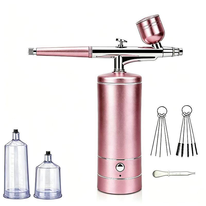 Portable Airbrush Set With Compressor Usb Charging 03Mm Nozzle For Painting Tattoo Manicure Makeup Model Coloring