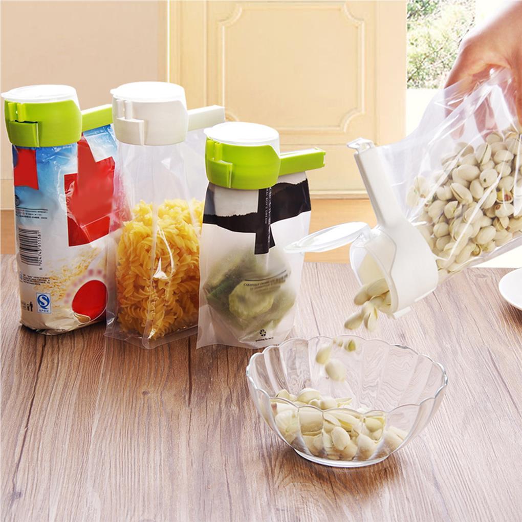 Sealing Clamps With Large Nozzles Plastic Snack Fresh-keeping Clip Lovely Bag Sealer Home Travel Kitchen Office Tools