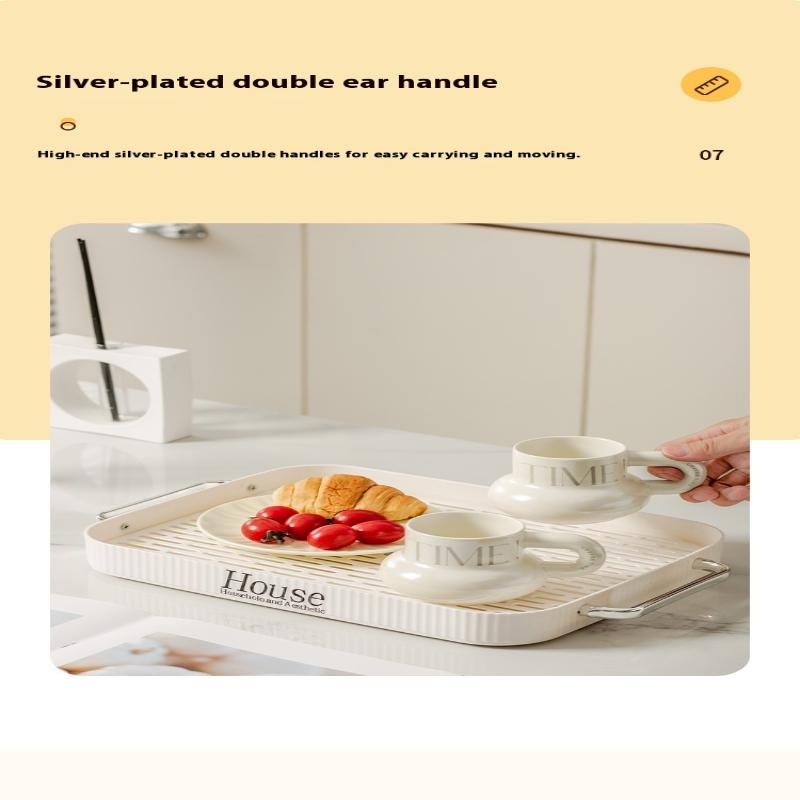 Fruit Cup Drain Tray Rectangular Bowl Rack Chopsticks Box Kitchen Storage Tray Water Cup Drain Tray Fruit Basket Tea Tray