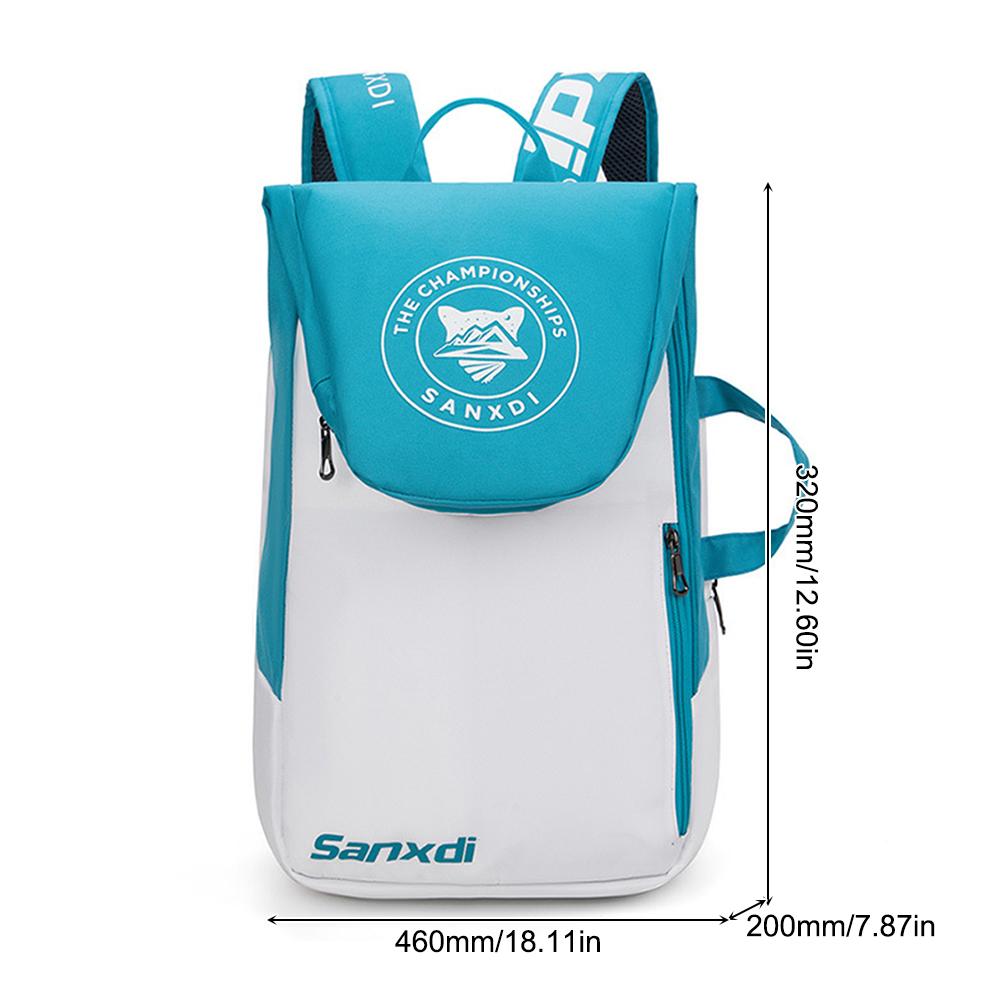 Squash Racquet Pouch Water Repellent Tennis Backpack Athletic Tennis Padel Squash Badminton Rackets Pouch Spacious Raquete Pouchs