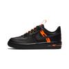 New Air Force 1 LV8 KSA Low Top Skateboard Shoes Black Orange Children Aged 3 7 Years Old CT4681-001