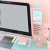 Multi-functional Desktop Memo Notepad Transparent Acrylic Computer Sticky Note  Desktop Organizer