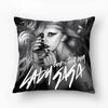 Room Decor Lady Gaga Pillowcase Pillow Cover Furniture Decorative Sofa Cushions Pillows Covers Cushion Luxury Cases Pillowcases