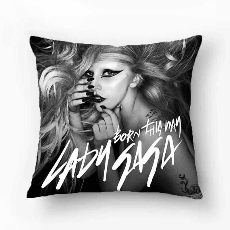 Room Decor Lady Gaga Pillowcase Pillow Cover Furniture Decorative Sofa Cushions Pillows Covers Cushion Luxury Cases Pillowcases