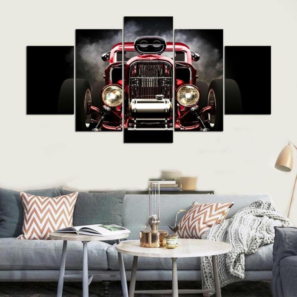 5 Piece Canvas Wall Art Modern Artwork Canvas Panel Prints for Home Decor -