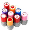Self Inking Teacher Use Stamp DIY Mini Drawing Stamp Portable Math Geometry Stamp  Primary School