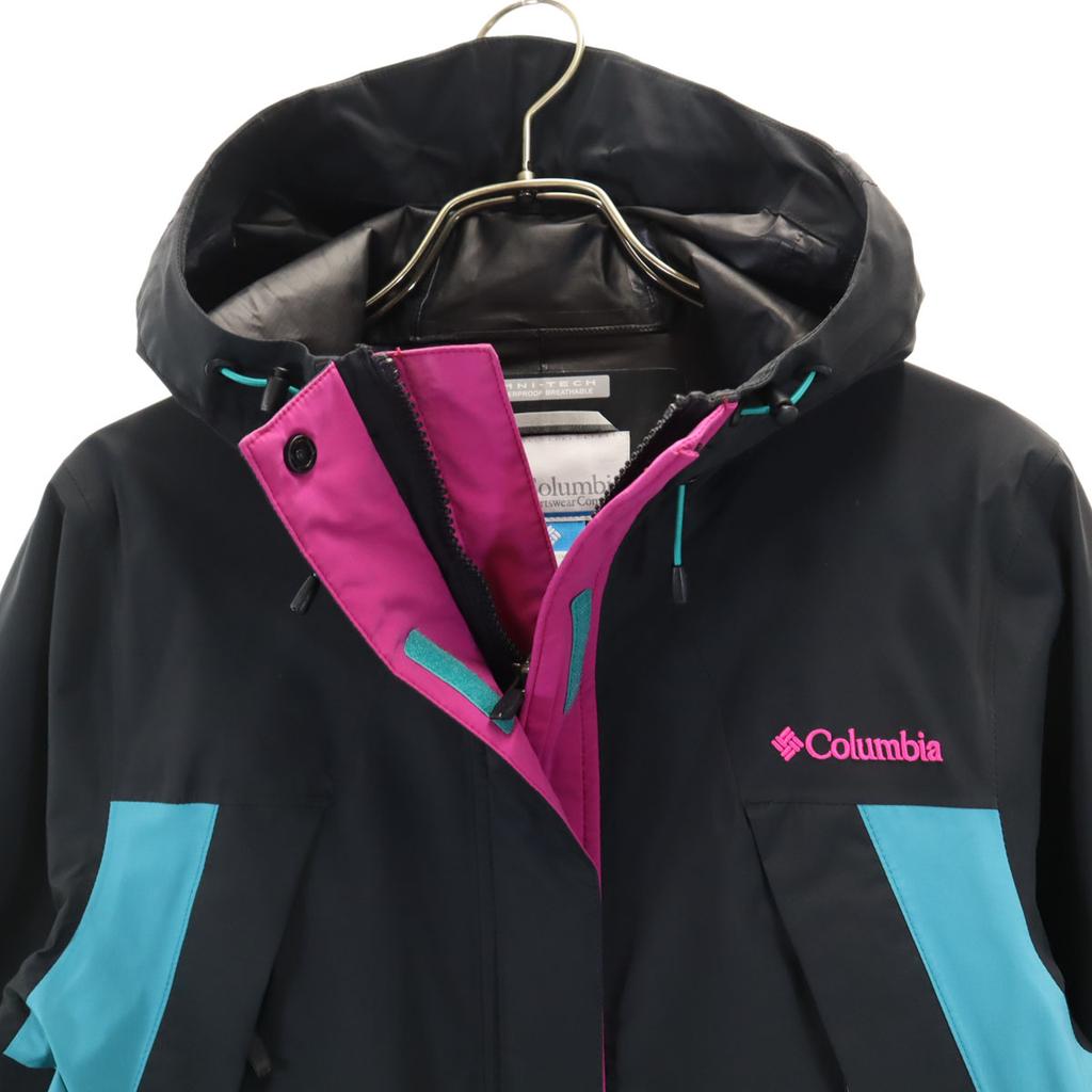 Columbia Nylon jacket M Black Waterproof Outdoor Women Used