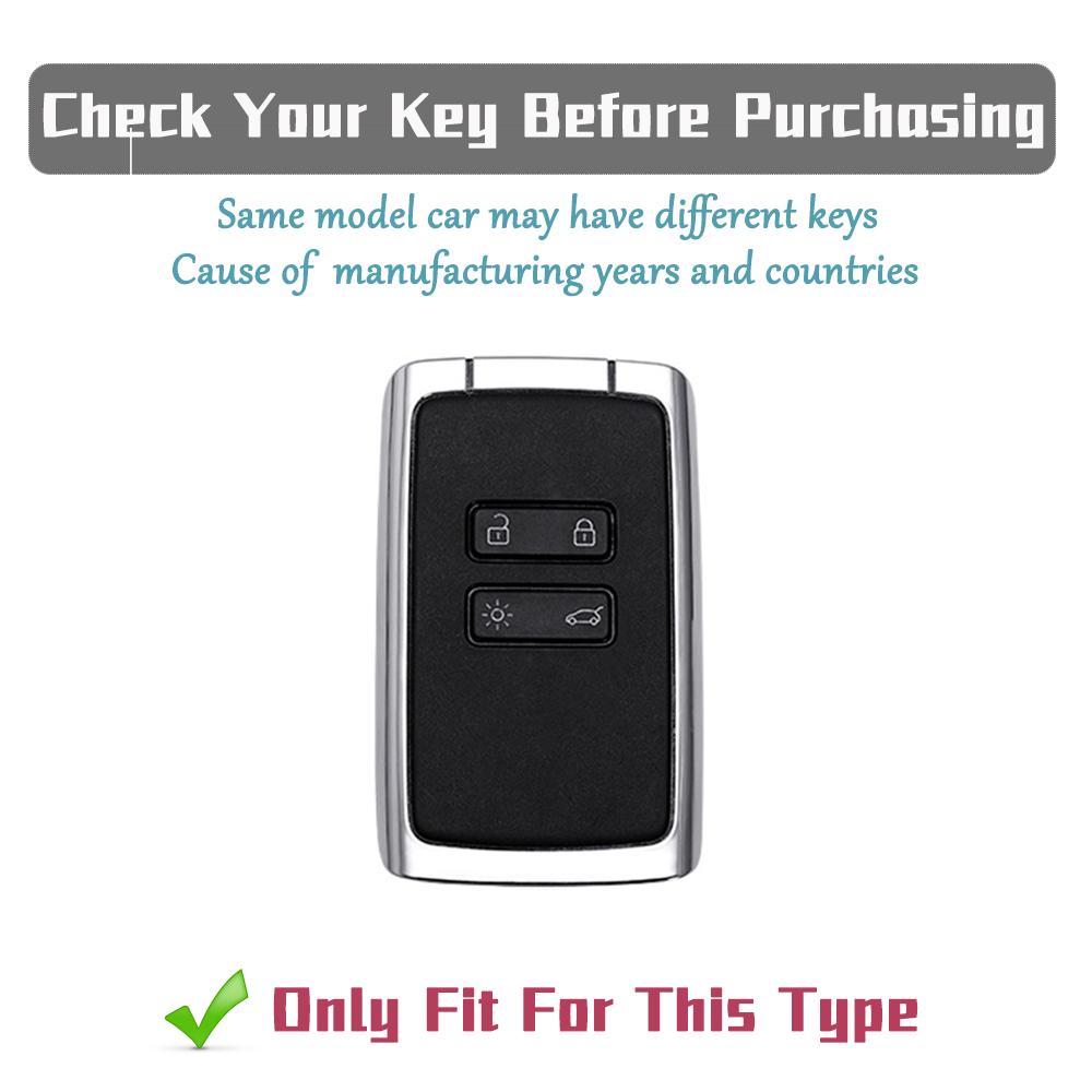 Car Key Case Cover For Dacia Sandero TPU Key Fob Holder For Renault Clio Captur Megane 4 Kadjar Koleos Arkana Talisman Espace