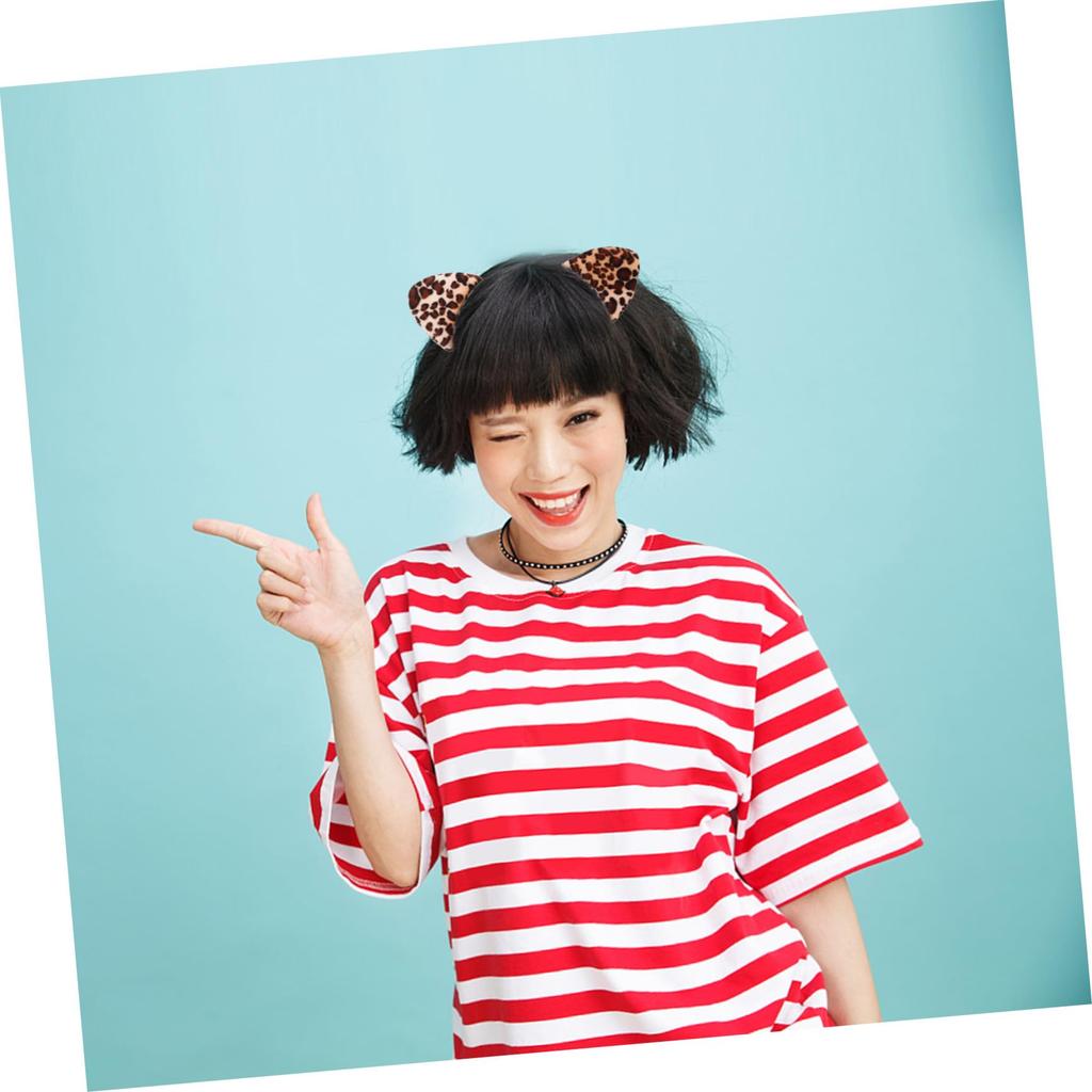 DOITOOL Set of 2 Cat Ear Headbands for Cute Animal Ear Hair Accessories for Parties and Photo Inch Size Kids, Shoots, Approx. 7.3