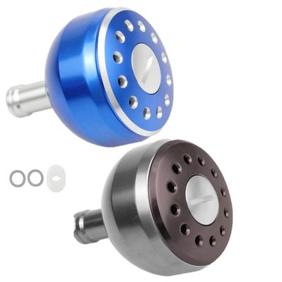 Of Aluminum Round Knob Aluminum Spinning Reel Fishing Blue Fish Power Handle Knob Shimano A Daiwa S Replacement 38mm Stylish 1000 1500 2000 2500 3000