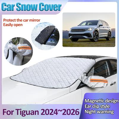 Pro Volkswagen Tiguan L 2024 2025 2026 MK3 Auto Sněhová clona Protizámrazová Zimní Clona proti slunci Přední sklo Příslušenství pro auta