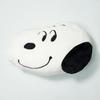 Nishikawa Snoopy Cushion in Blanket, 100x70cm, Washable, PEANUTS 75th Anniversary Face 3D Cushion, White, FQ95407604, PN5656BD