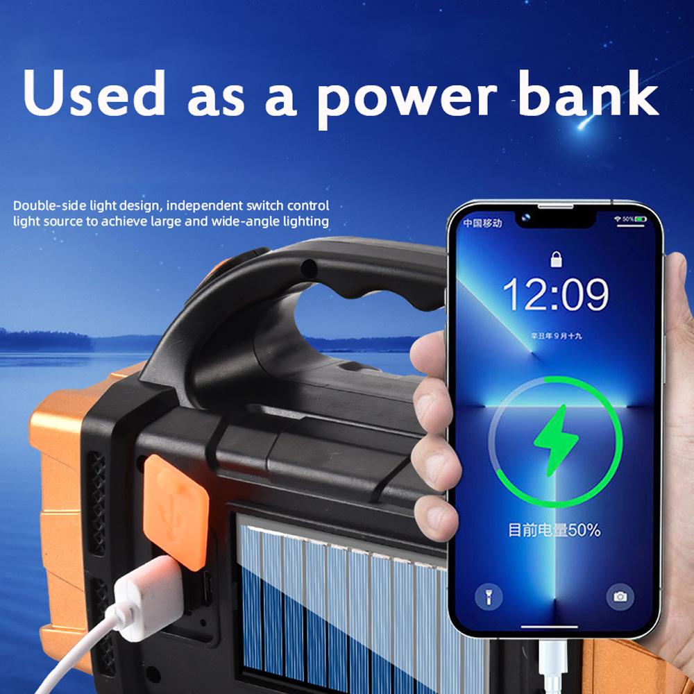 Flashlight Strong Light Charging Ultra Bright Outdoor Long Range LED Emergency Lighting Patrol Portable Searchlight Solar Energy