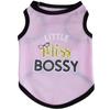 Letter Print  Puppy Dog Sleeveless Vest Summer Pet Clothes For Small Dogs Pomeranian Bichon T-shirt Outfits Ropa Para Perros