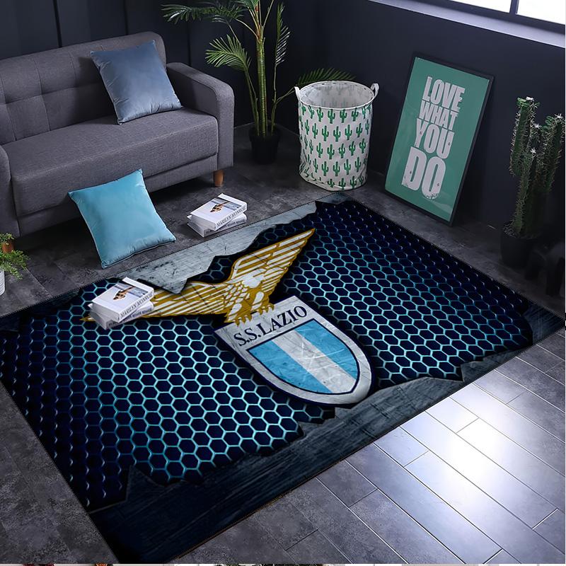 1PC rug Lazio Football Club Emblem Carpet, Chair Rug,Area Rug for Office Bedroom living rooms bedroom, Doormat decor Christmas fan gifts