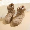 Neue Damen Schneestiefel, Warme Baumwollschuhe, Dicksohlige Wasserdichte und Rutschfeste Stiefeletten