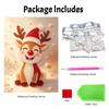 Christmas Pearl Painting Kit Handmade DIY Reindeer Home Decoration Painting
