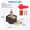 55A Starter Fuse Assembly For MerCruiser 3.0L 4.3L 5.0L 5.7L 350 MAG 7.4L 8.2L OE 79023A91 88-79023A91 Black