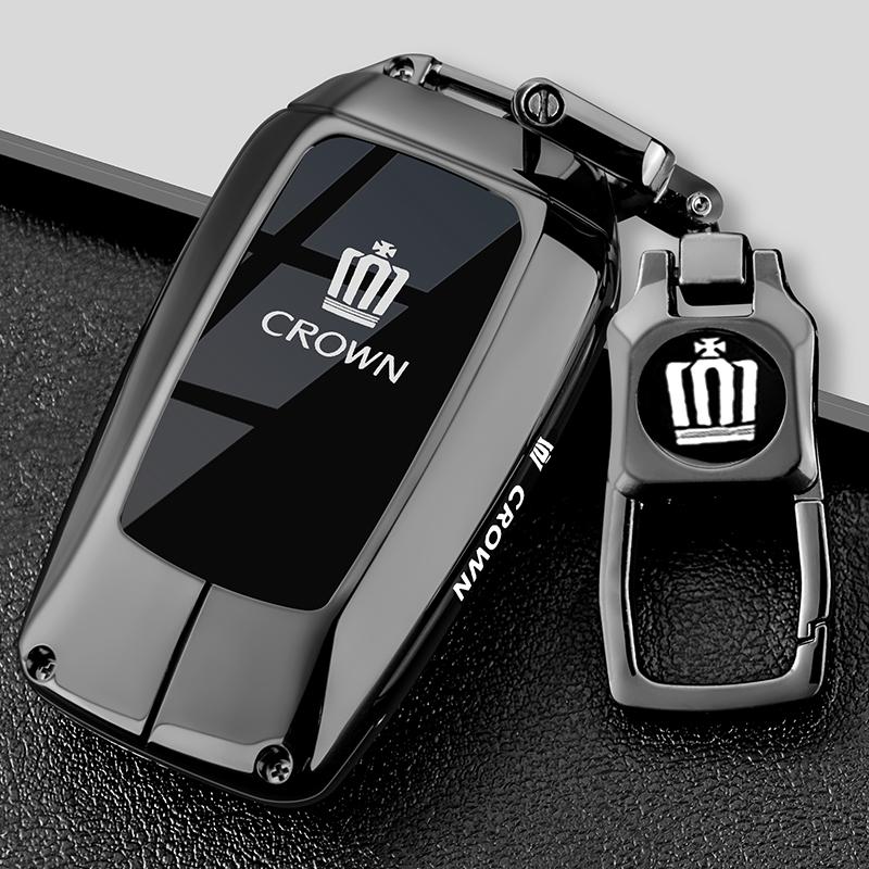 2024 New Crown Land Release Keycase 12/13/14/16th Generation Toyota Crown Car Special Premium Shell Buckle