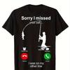 T-shirt Unisexe à Imprimé Drôle Col Rond Manches Courtes Convient pour un Usage Décontracté Vêtements Graphique Manches Courtes Unisexe Femmes Toutes Saisons