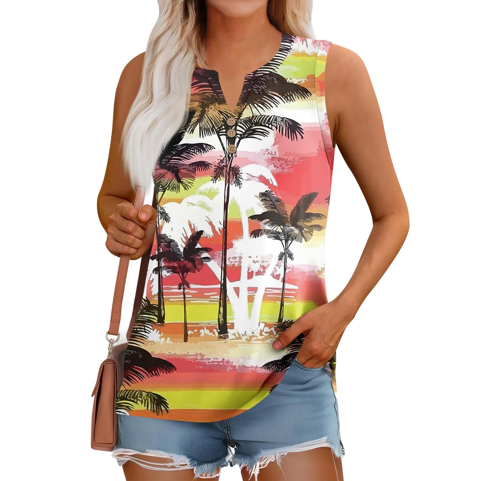 

Женский летний жилет, свободный, однотонный, с пуговицами, V-образным вырезом, повседневная рубашка без рукавов XL шафрановый