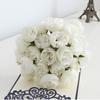 

Artificial Flowers Core Content 27 Head Artificial Peony and Hand tied Rose Set Handheld Rose and Camellia like Fake Flowers белый
