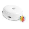 Cat Feather Turntable Interactive Smart Electric Cat Turntable Toy with Light and Sound for Cat