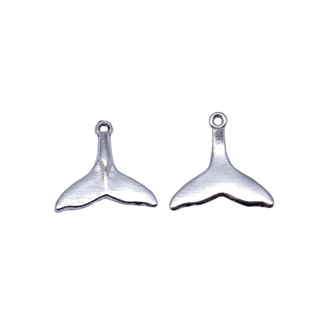 Mermaid Tail Charms Alloy Pendants For Ocean Themed Jewelry Making