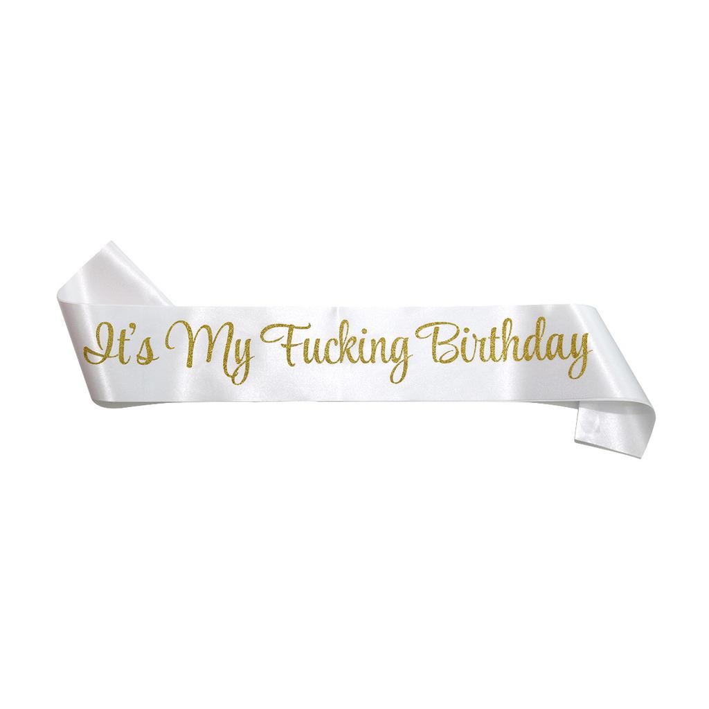 Alles Gute zum Geburtstag Etikette Gürtel Kindergeburtstag Party Party Schultergurt Band Individualisierung
