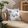 marine theme rudder anchor animals Pillow Case Comfort Sofa Bed Silky elegant Invisible zipper Custom Decorative cushion cover