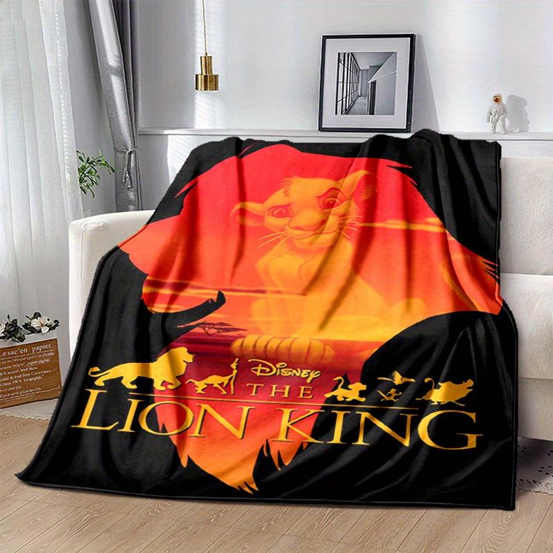 

1pc, Lion King Home Decor Blanket: A Perfect Gift for Your Bedroom, Living Room, or Outdoor, Flannel Throw Blanket, Ideal for Couches 80x120cm