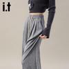 Izzueit Women's High-Waist Wide-Leg Casual Pants