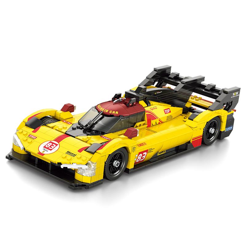 

Non-Toxic 1370Pcs Yellow Supercar Building Blocks V6 Engine Racing Car 1:16 Model Bricks Desktop Ornament Kids Diy Toys Holiday Gifts