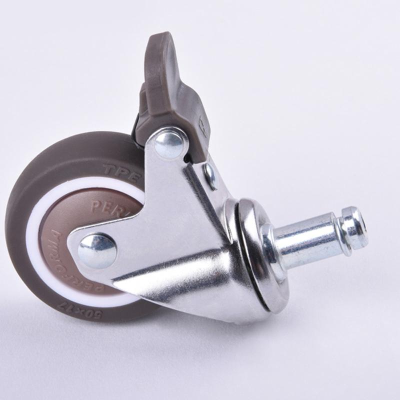 Universal Rubber Swivel Castor Widely Used for Office Floors Wood Hardwood Parquet Used for Furniture Easy To Clean