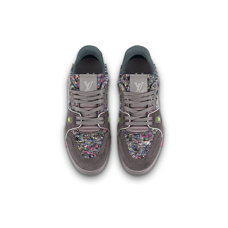 Louis Vuitton Lv Trainers 'Grey With Colorful Mesh' 1A998B