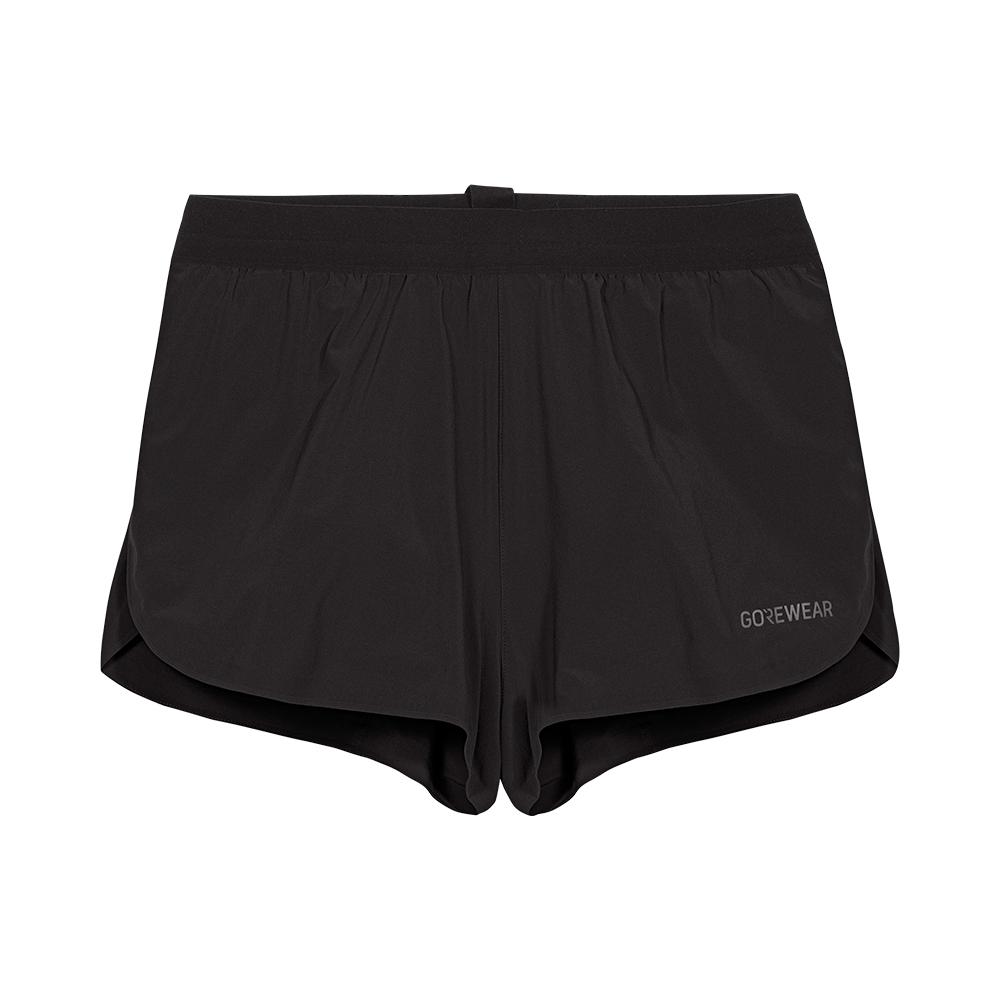 GOREWEAR Concurve Split Running Shorts - Black (Men'S) Part-Length Marathon Pants