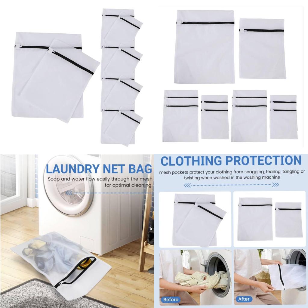 Machine Laundry Washing With Zipper Mesh Bag Suitable For Daily Cleaning Use And