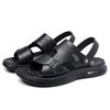 2025 New Men's Sandals Wear Dual-purpose Real Cowhide Beach Shoes Men's Genuine Leather Cool Slippers Driving Soft-soled Non-slip