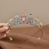Princess Crown Headdress for Girls - Elegant Hair Accessory for Dance and Birthday Gifts