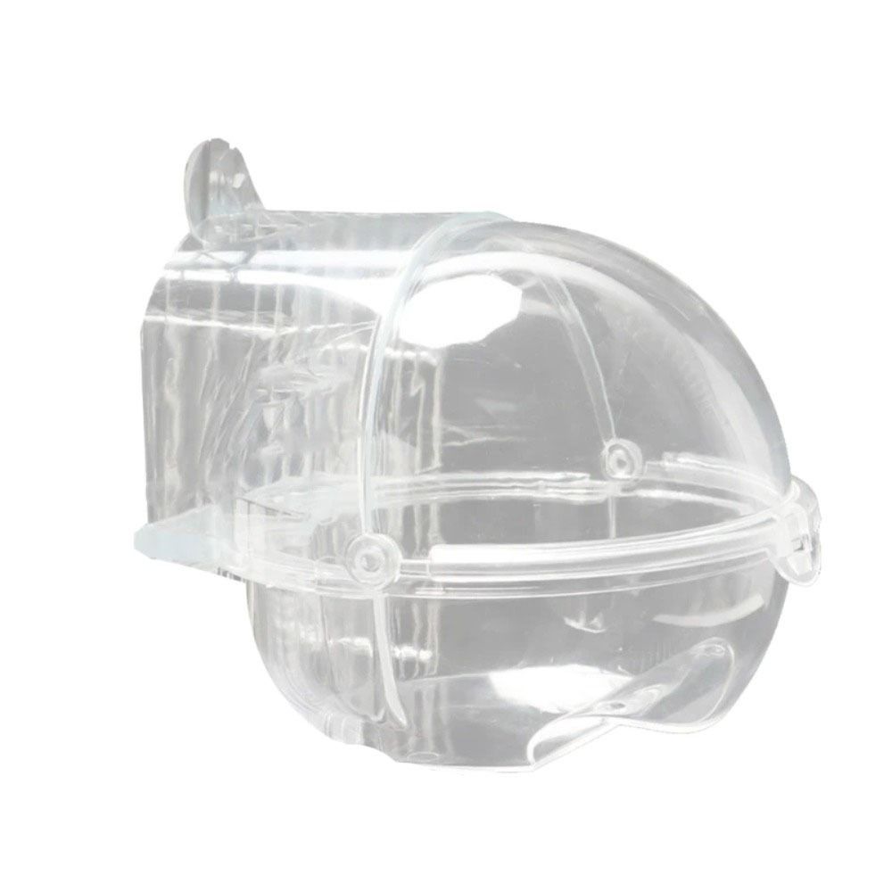 

Hang Parrot Bathtub Transparent Clear Bathing Tub Box Cage Accessory Bird Bath Cage Garden прозрачный