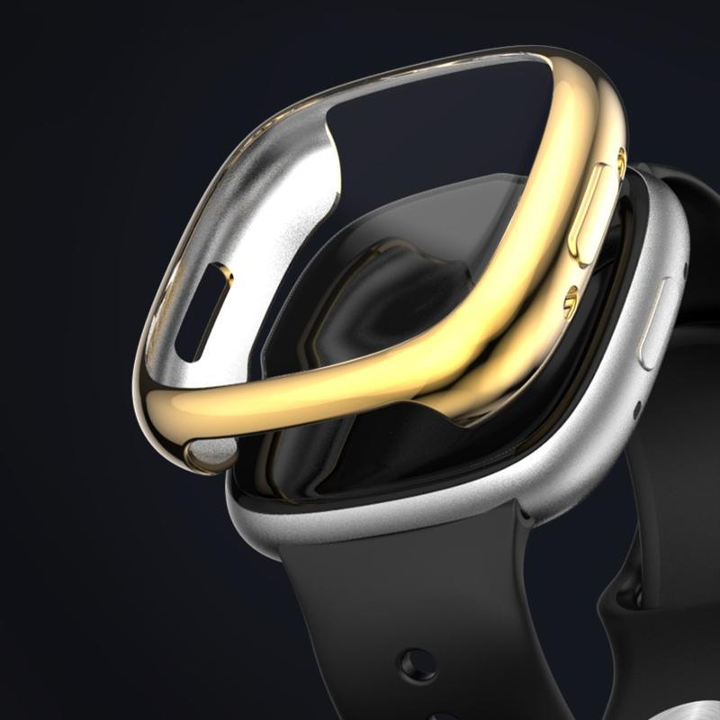 Shockproof Soft Case for FitbitVersa 4 Protector Bumper for Shell Full Protective Cover Ultra-Thin Scratch Resistant