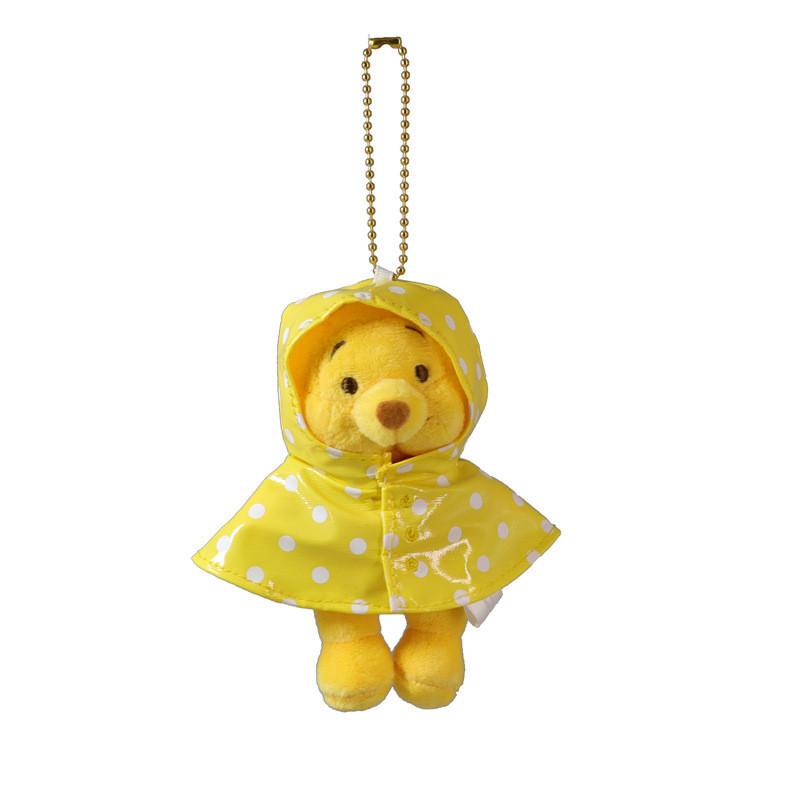 

Super Soft Plush Cartoon Raincoat Winnie Duck Chip Dale Stitch Toy 12cm Winnie
