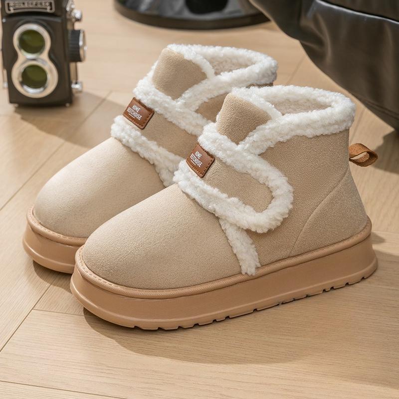 Dames Winter Sneeuwlaarzen met Verdikte Voering voor Antislip, Warmte en Comfortabele Schoenen