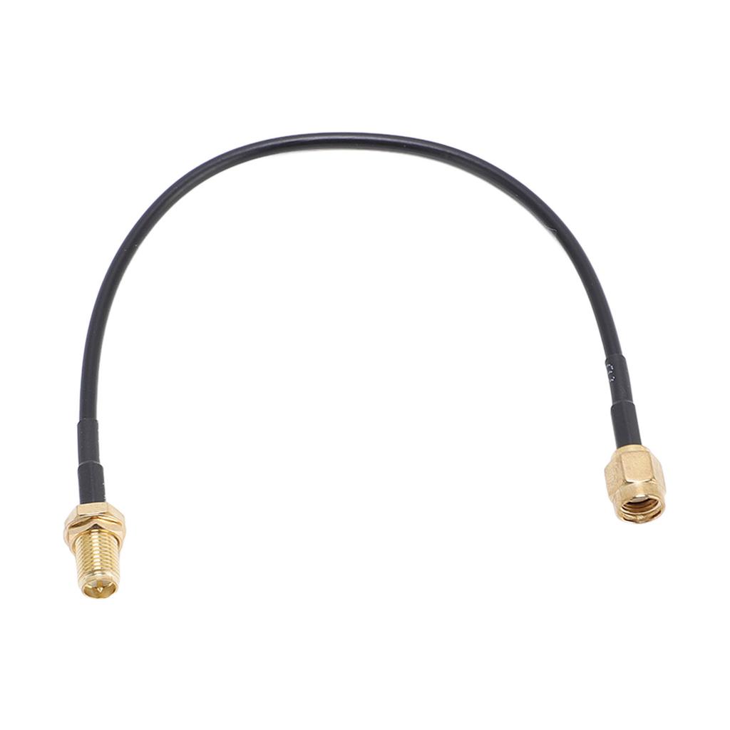 SMA Hann til SMA Hunn Kabel RG174 Koaksial Antenneforlengelse Lavt Tap 15cm Gullbelagt Messing
