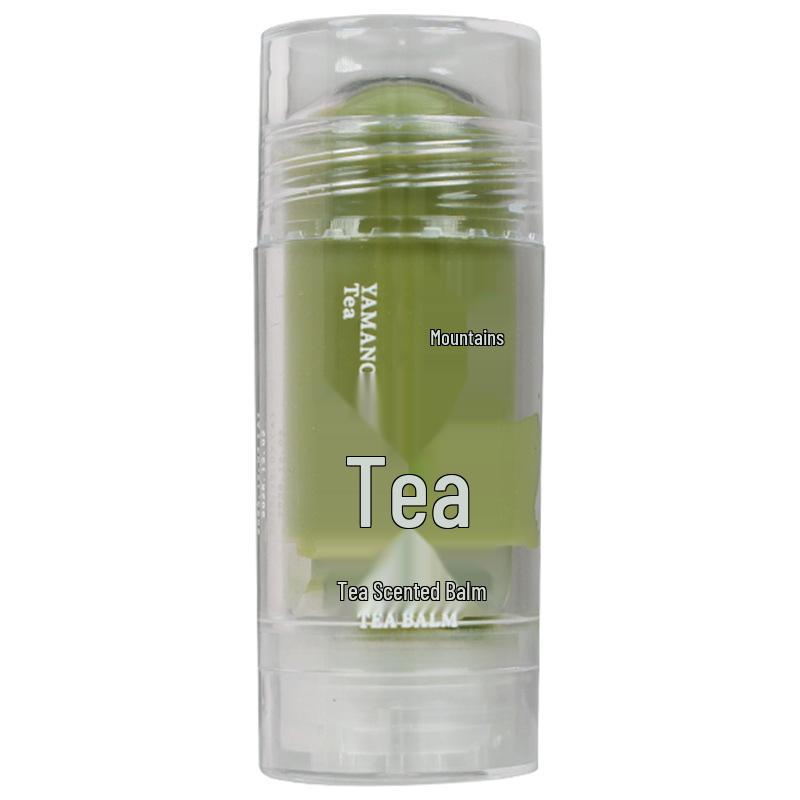 Soul Tea Wild Mountain Sandalwood Balm: Long-lasting, Light Scented Solid Perfume for Women, Ideal for Students and Weddings.