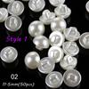 50PCS 10mm DIY Mushroom Crafts Scrapbooking Sewing Clothing Dress Accessories Pearl Buttons