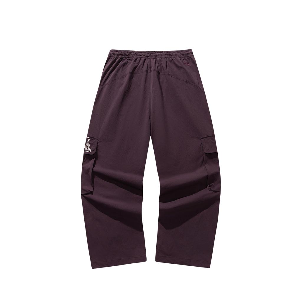 Anta Kyrie Basketball Series Woven Sports Long Pants Spring 2026 Casual Pants Unisex Pants Crimson Rose-Brown 972611504-2